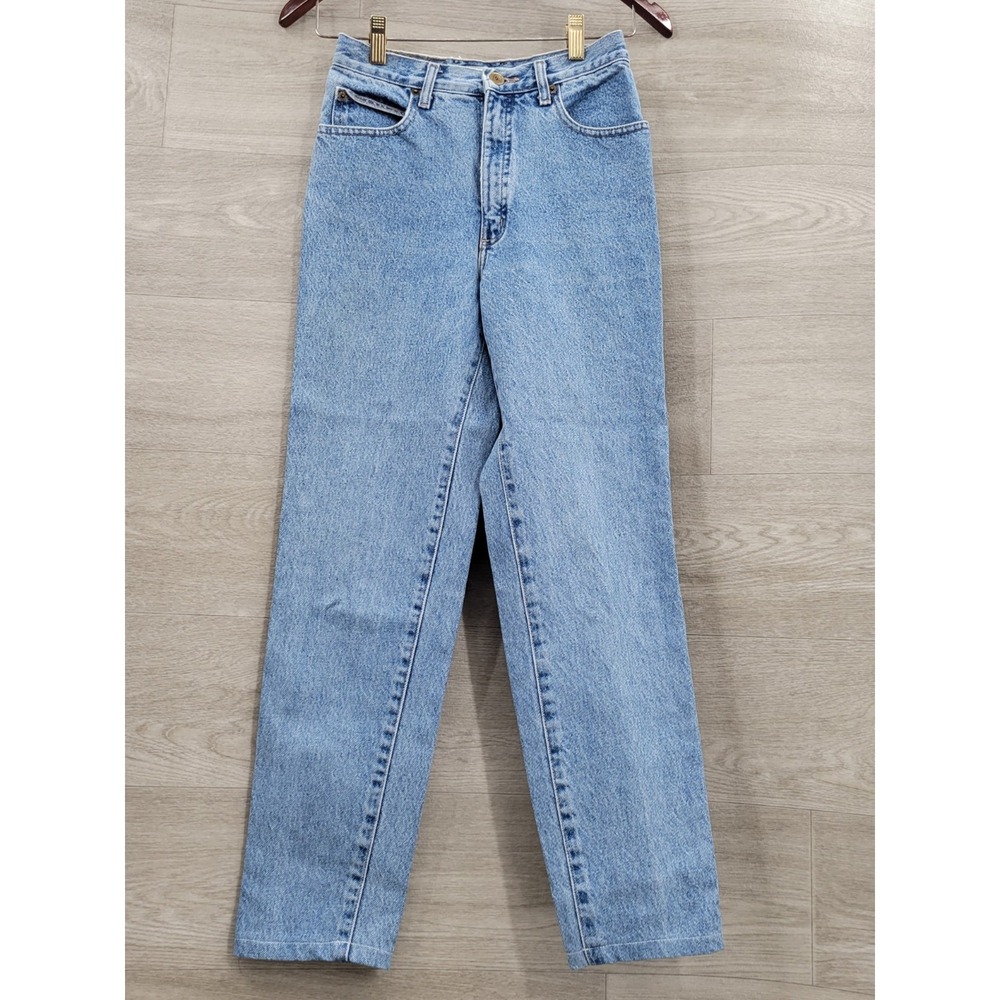 VTG 90s Guess Jeans Women's Sz 28 USA Made High Rise Straight Leg 100% Cotton